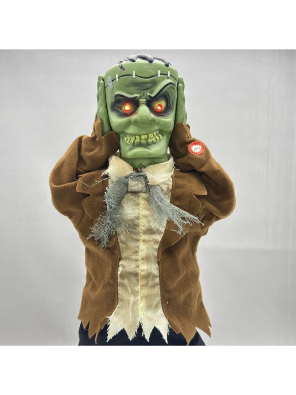 2008 Magic Power Heads Up Frankie 17" Animated Frankenstein Halloween Works - Picture 3 of 17